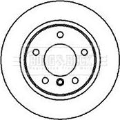 Borg & Beck BBD4953 - Bremžu diski www.autospares.lv