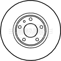 Borg & Beck BBD4907 - Тормозной диск www.autospares.lv