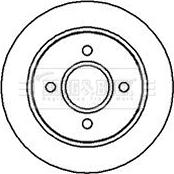 Borg & Beck BBD4984 - Bremžu diski www.autospares.lv