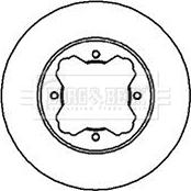 Borg & Beck BBD4986 - Bremžu diski www.autospares.lv