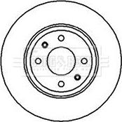 Borg & Beck BBD4976 - Тормозной диск www.autospares.lv