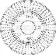 Borg & Beck BBD4495 - Bremžu diski www.autospares.lv