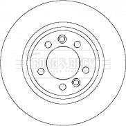 Borg & Beck BBD4444 - Bremžu diski www.autospares.lv