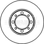 Borg & Beck BBD4446 - Bremžu diski www.autospares.lv