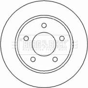 Borg & Beck BBD4448 - Bremžu diski www.autospares.lv