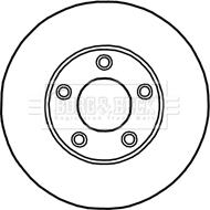 Borg & Beck BBD4447 - Bremžu diski autospares.lv