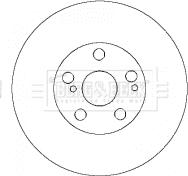 Borg & Beck BBD4456 - Bremžu diski www.autospares.lv