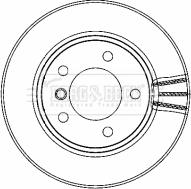 Borg & Beck BBD4463 - Bremžu diski www.autospares.lv