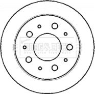 Borg & Beck BBD4405 - Brake Disc www.autospares.lv