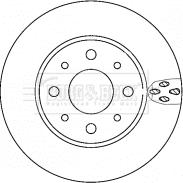 Borg & Beck BBD4406 - Bremžu diski www.autospares.lv