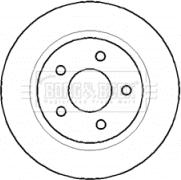 Borg & Beck BBD4403 - Bremžu diski autospares.lv