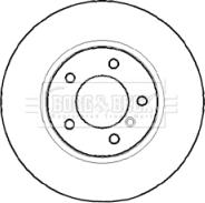 Borg & Beck BBD4407 - Bremžu diski autospares.lv