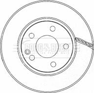 Borg & Beck BBD4485 - Bremžu diski www.autospares.lv