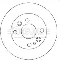 Borg & Beck BBD4432 - Bremžu diski www.autospares.lv