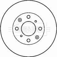 Borg & Beck BBD4423 - Bremžu diski www.autospares.lv