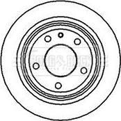 Borg & Beck BBD4422 - Bremžu diski www.autospares.lv