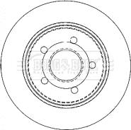 Borg & Beck BBD4476 - Bremžu diski autospares.lv