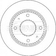 Borg & Beck BBD4478 - Bremžu diski www.autospares.lv