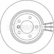 Borg & Beck BBD4472 - Bremžu diski www.autospares.lv