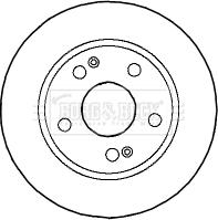 Borg & Beck BBD4591 - Bremžu diski www.autospares.lv