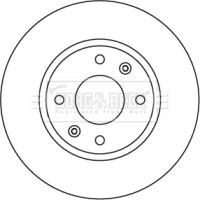 Borg & Beck BBD4592 - Bremžu diski www.autospares.lv