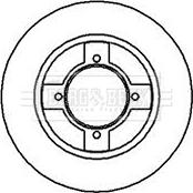 Borg & Beck BBD4549 - Тормозной диск www.autospares.lv