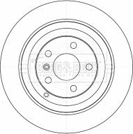 DJ Parts BD1306 - Bremžu diski autospares.lv