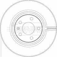 Borg & Beck BBD4509 - Тормозной диск www.autospares.lv