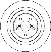 Borg & Beck BBD4581 - Bremžu diski www.autospares.lv