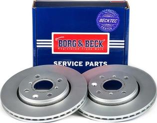 Borg & Beck BBD4534 - Тормозной диск www.autospares.lv