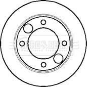 Borg & Beck BBD4536 - Bremžu diski www.autospares.lv