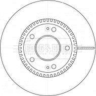 Borg & Beck BBD4524 - Bremžu diski www.autospares.lv