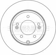 Borg & Beck BBD4525 - Bremžu diski www.autospares.lv