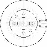 Borg & Beck BBD4528 - Bremžu diski www.autospares.lv