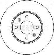 Borg & Beck BBD4579 - Bremžu diski www.autospares.lv