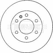 Borg & Beck BBD4570 - Bremžu diski www.autospares.lv