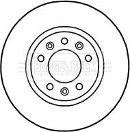 Borg & Beck BBD4697 - Brake Disc www.autospares.lv