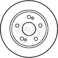 Borg & Beck BBD4643 - Тормозной диск www.autospares.lv