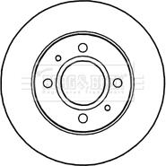 Borg & Beck BBD4653 - Bremžu diski www.autospares.lv