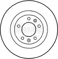 Borg & Beck BBD4669 - Bremžu diski www.autospares.lv