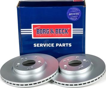 Borg & Beck BBD4660 - Bremžu diski www.autospares.lv