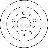 Borg & Beck BBD4609 - Bremžu diski autospares.lv