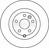 Borg & Beck BBD4600 - Bremžu diski www.autospares.lv