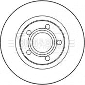 Borg & Beck BBD4615 - Brake Disc www.autospares.lv