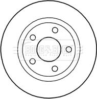 Borg & Beck BBD4684 - Bremžu diski www.autospares.lv