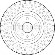 Borg & Beck BBD4624 - Bremžu diski www.autospares.lv