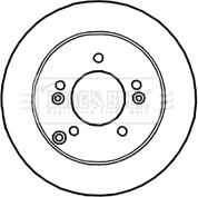 Borg & Beck BBD4671 - Bremžu diski www.autospares.lv