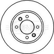 Borg & Beck BBD4049 - Bremžu diski www.autospares.lv