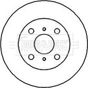 Borg & Beck BBD4040 - Bremžu diski autospares.lv