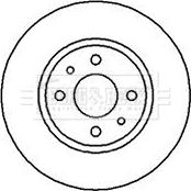 Borg & Beck BBD4054 - Bremžu diski www.autospares.lv